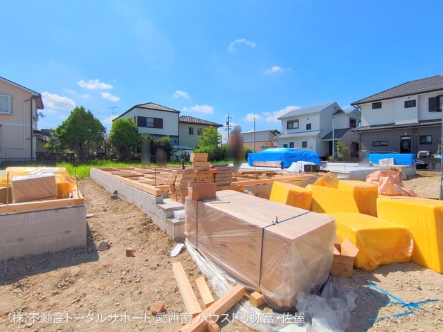 愛知県津島市宮川町2丁目の新築戸建て基礎写真 2025年7月24日撮影