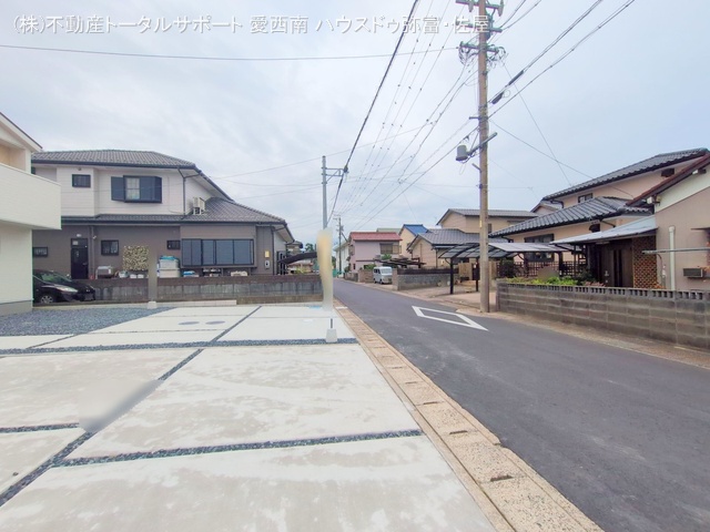 愛知県津島市宮川町2丁目の新築戸建て完成写真 2025年11月4日撮影