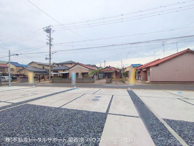 愛知県津島市宮川町2丁目の新築戸建て完成写真 2025年11月4日撮影