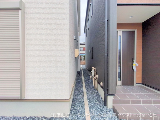 愛知県津島市宮川町2丁目の新築戸建て完成写真 2025年11月4日撮影