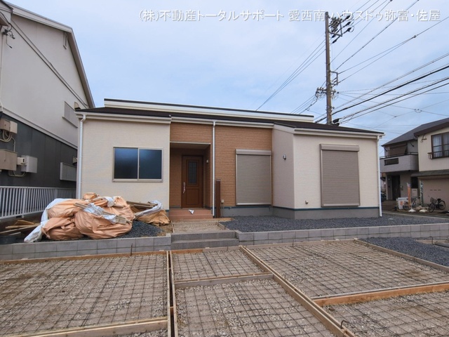 愛知県津島市江東町２丁目の新築戸建て外構写真 2026年3月5日撮影