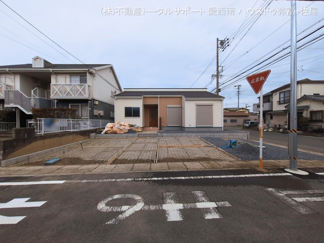 愛知県津島市江東町２丁目の新築戸建て外構写真 2026年3月5日撮影