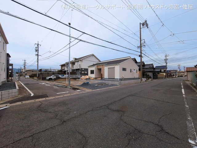 愛知県津島市江東町２丁目の新築戸建て外構写真 2026年3月5日撮影