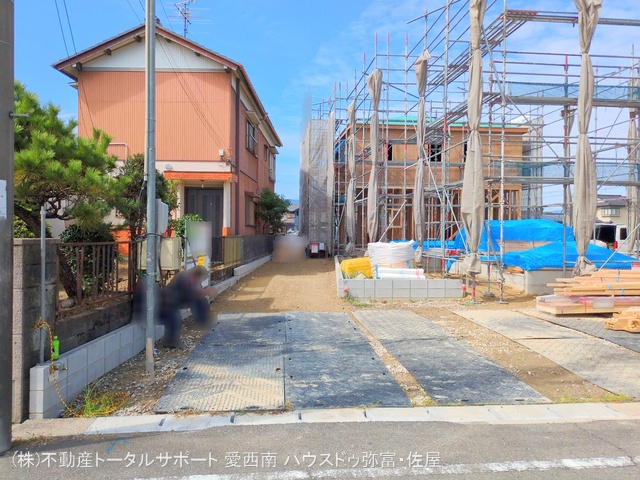 愛知県津島市江東町２丁目の新築戸建て上棟写真 2025年10月1日撮影