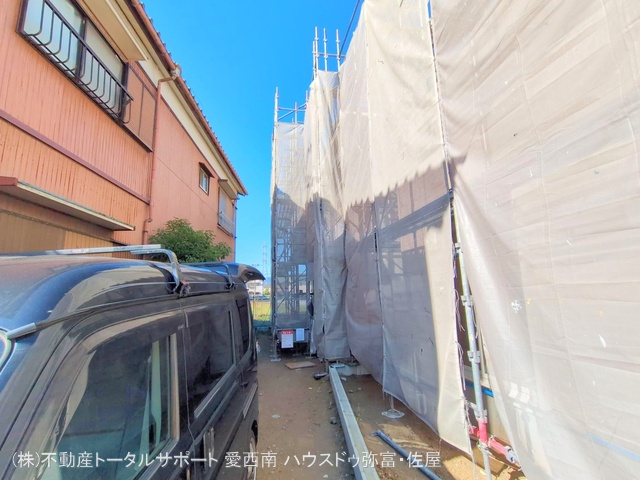 愛知県津島市江東町２丁目の新築戸建てシート写真 2025年10月22日撮影