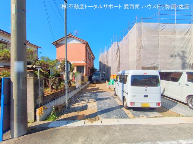 愛知県津島市江東町２丁目の新築戸建てシート写真 2025年10月22日撮影