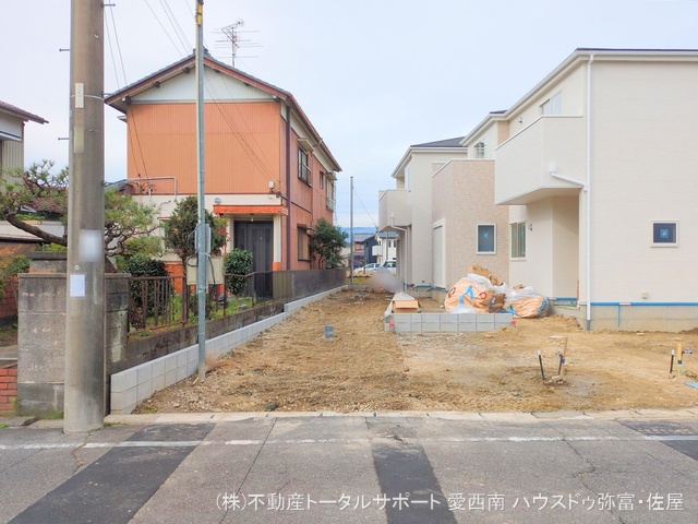 愛知県津島市江東町２丁目の新築戸建て外構写真 2025年11月12日撮影