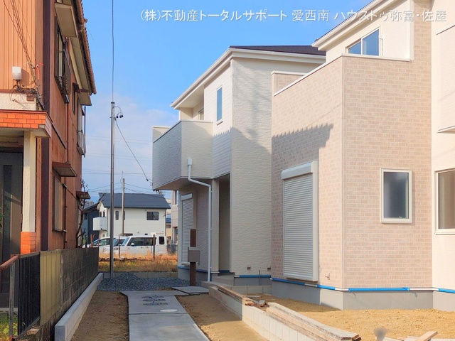 愛知県津島市江東町２丁目の新築戸建て外構写真 2025年12月7日撮影