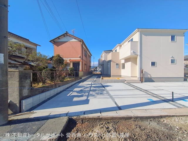 愛知県津島市江東町２丁目の新築戸建て外構写真 2026年1月7日撮影