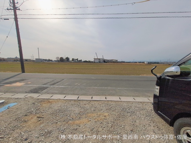 愛知県弥富市五斗山３丁目の新築戸建て外構写真 2026年1月14日撮影