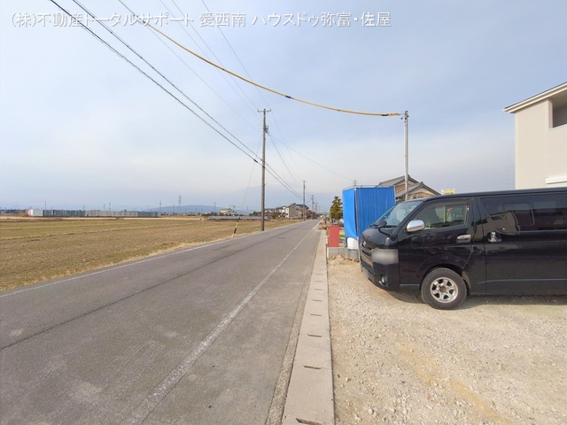 愛知県弥富市五斗山３丁目の新築戸建て外構写真 2026年1月14日撮影