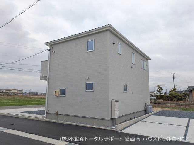 愛知県弥富市五斗山３丁目の新築戸建て完成写真 2026年2月26日撮影