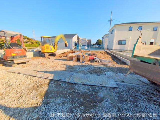 愛知県弥富市五斗山３丁目の新築戸建て基礎写真 2025年11月25日撮影