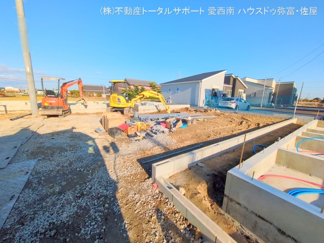 愛知県弥富市五斗山３丁目の新築戸建て基礎写真 2025年11月25日撮影