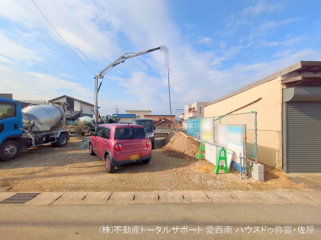 愛知県愛西市佐屋町亥新田の新築戸建て基礎写真 2025年12月16日撮影