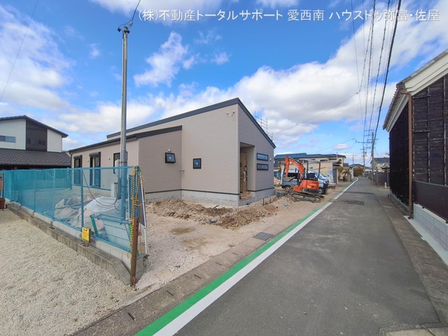 愛知県愛西市佐屋町亥新田の新築戸建てシート写真 2026年2月8日撮影