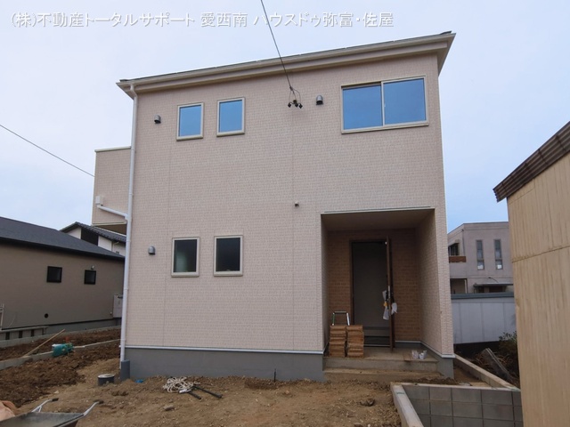 愛知県愛西市佐屋町亥新田の新築戸建て外構写真 2026年3月1日撮影