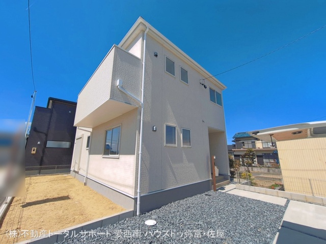 愛知県愛西市佐屋町亥新田の新築戸建て外構写真 2026年3月26日撮影