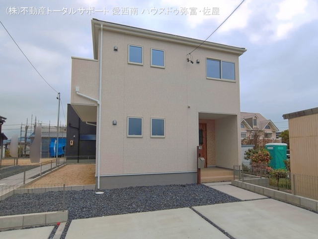愛知県愛西市佐屋町亥新田の新築戸建て完成写真 2026年4月14日撮影