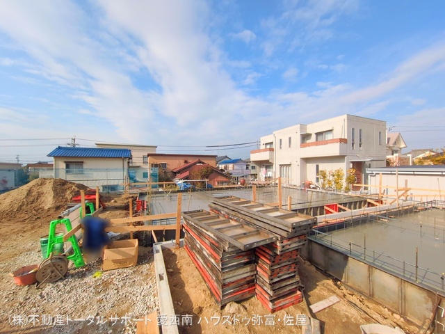 愛知県愛西市佐屋町亥新田の新築戸建て基礎写真 2025年12月16日撮影