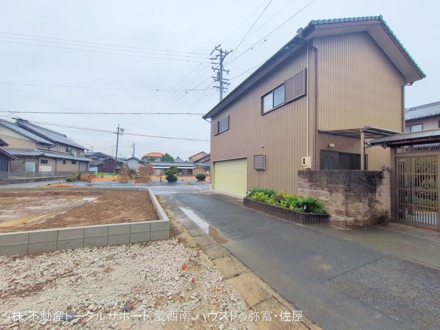 愛知県津島市宇治町字茶ノ里の新築戸建て更地・土地写真 2025年12月23日撮影