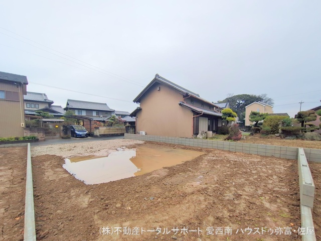 愛知県津島市宇治町字茶ノ里の新築戸建て更地・土地写真 2025年12月23日撮影