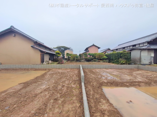 愛知県津島市宇治町字茶ノ里の新築戸建て更地・土地写真 2025年12月23日撮影