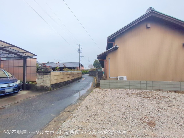 愛知県津島市宇治町字茶ノ里の新築戸建て更地・土地写真 2025年12月23日撮影