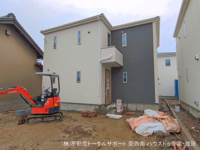 愛知県津島市宇治町字茶ノ里の新築戸建て外構写真 2026年3月31日撮影