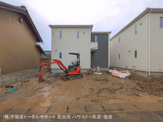 愛知県津島市宇治町字茶ノ里の新築戸建て外構写真 2026年3月31日撮影