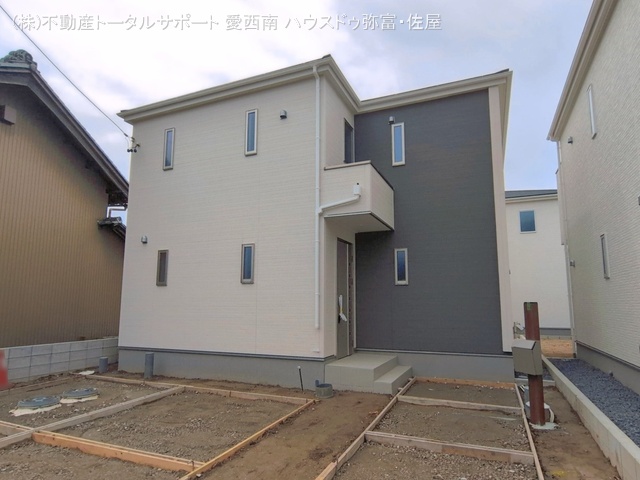 愛知県津島市宇治町字茶ノ里の新築戸建て外構写真 2026年4月20日撮影