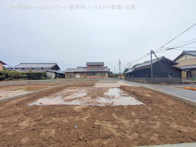 愛知県津島市宇治町字茶ノ里の新築戸建て更地・土地写真 2025年12月23日撮影