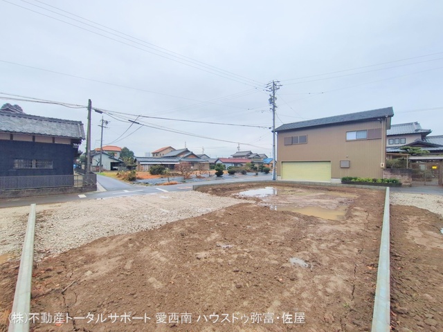 愛知県津島市宇治町字茶ノ里の新築戸建て更地・土地写真 2025年12月23日撮影