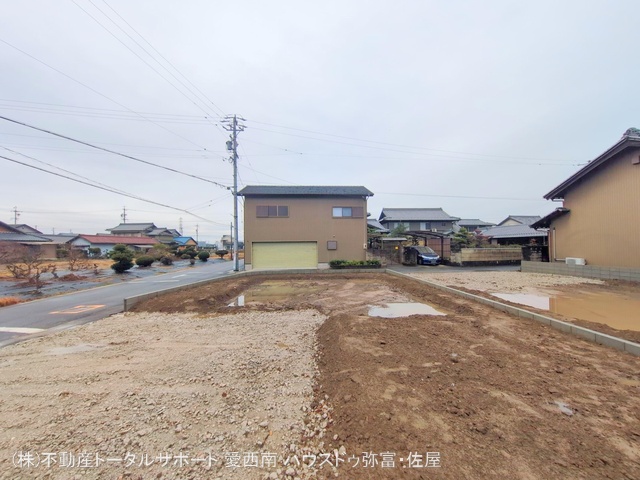 愛知県津島市宇治町字茶ノ里の新築戸建て更地・土地写真 2025年12月23日撮影