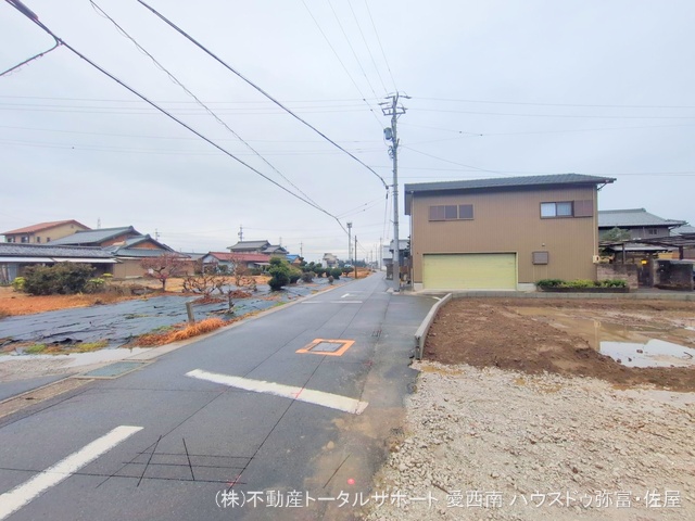 愛知県津島市宇治町字茶ノ里の新築戸建て更地・土地写真 2025年12月23日撮影