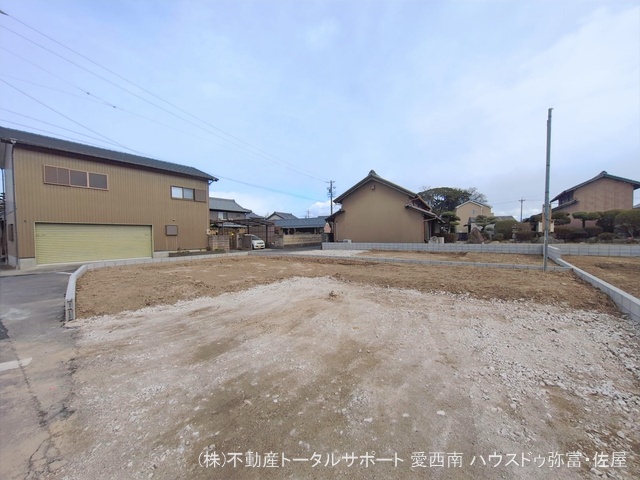 愛知県津島市宇治町字茶ノ里の新築戸建て更地・土地写真 2026年1月21日撮影