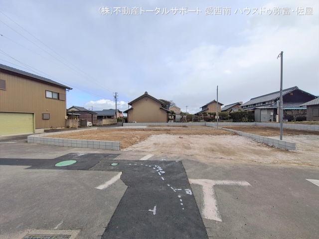 愛知県津島市宇治町字茶ノ里の新築戸建て更地・土地写真 2026年1月21日撮影