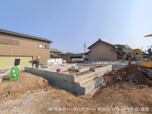 愛知県津島市宇治町字茶ノ里の新築戸建て基礎写真 2026年2月15日撮影