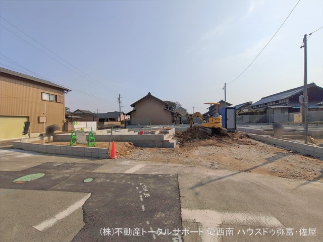 愛知県津島市宇治町字茶ノ里の新築戸建て基礎写真 2026年2月15日撮影