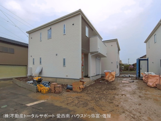 愛知県津島市宇治町字茶ノ里の新築戸建て外構写真 2026年3月31日撮影