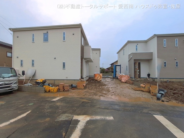 愛知県津島市宇治町字茶ノ里の新築戸建て外構写真 2026年3月31日撮影