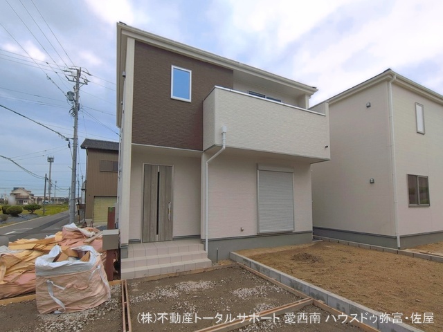 愛知県津島市宇治町字茶ノ里の新築戸建て外構写真 2026年4月20日撮影