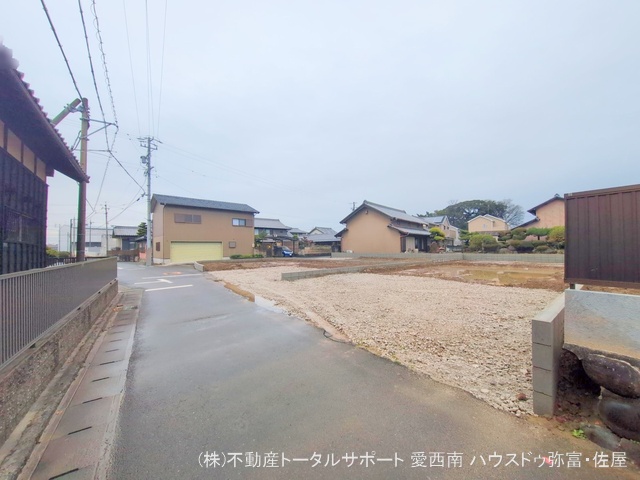 愛知県津島市宇治町字茶ノ里の新築戸建て更地・土地写真 2025年12月23日撮影