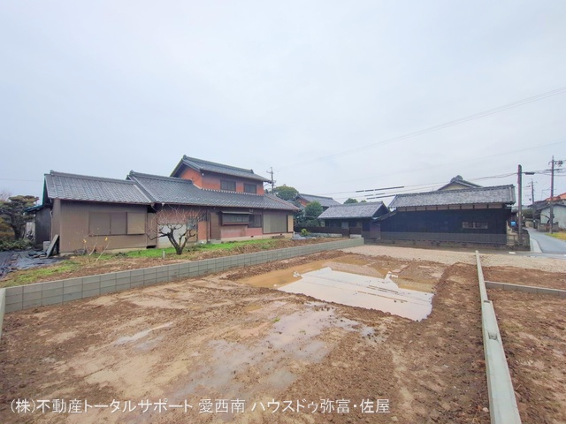 愛知県津島市宇治町字茶ノ里の新築戸建て更地・土地写真 2025年12月23日撮影