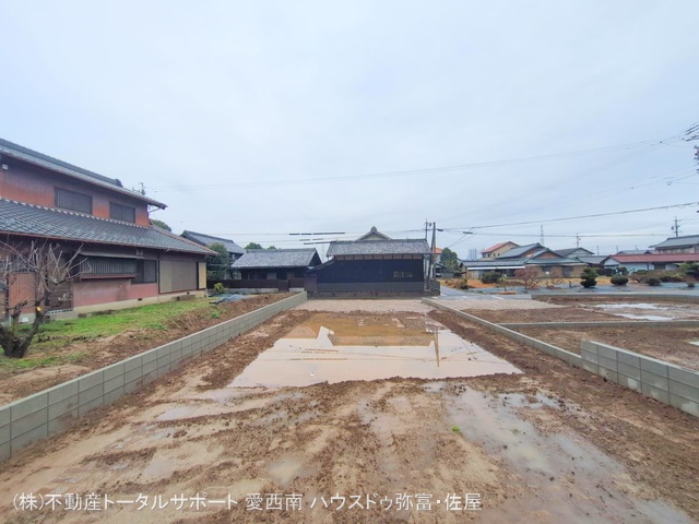愛知県津島市宇治町字茶ノ里の新築戸建て更地・土地写真 2025年12月23日撮影
