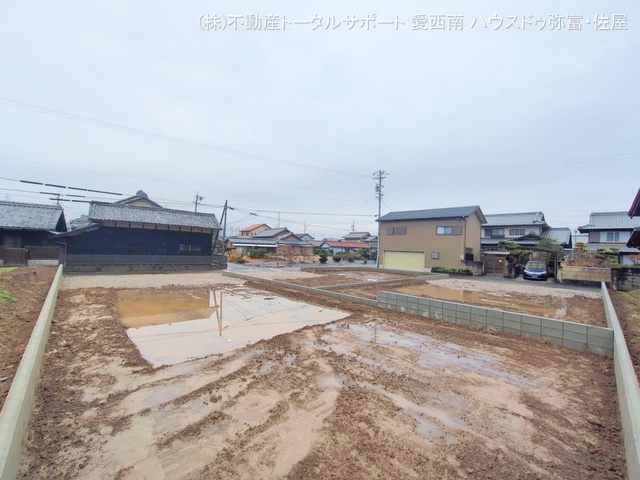 愛知県津島市宇治町字茶ノ里の新築戸建て更地・土地写真 2025年12月23日撮影