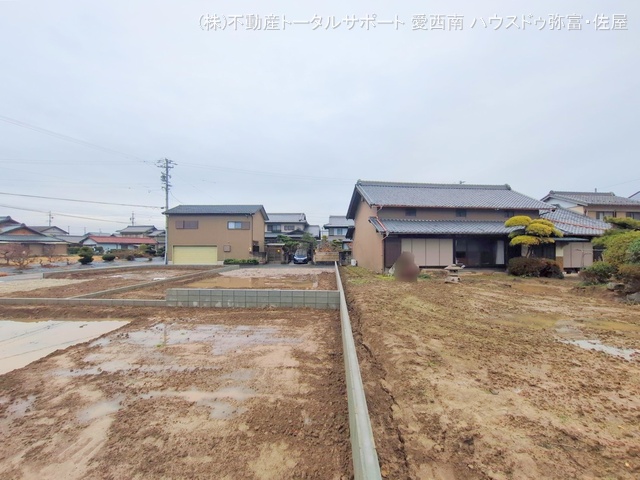 愛知県津島市宇治町字茶ノ里の新築戸建て更地・土地写真 2025年12月23日撮影