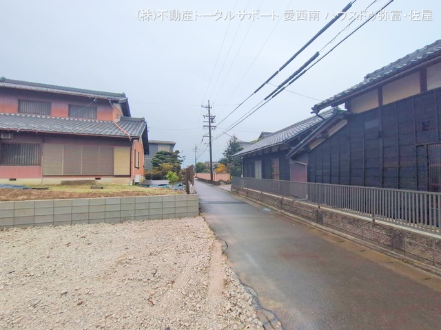 愛知県津島市宇治町字茶ノ里の新築戸建て更地・土地写真 2025年12月23日撮影