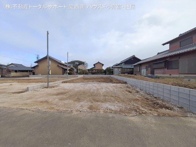 愛知県津島市宇治町字茶ノ里の新築戸建て更地・土地写真 2026年1月21日撮影