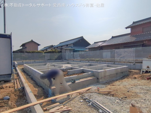 愛知県津島市宇治町字茶ノ里の新築戸建て基礎写真 2026年2月15日撮影